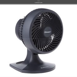 Holmes Blizzard Black (1ft 2in Height) (10in Length) (9 1/2in Width) oscillating Circular Room Fan