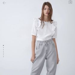 Zara cropped top. Xs/s