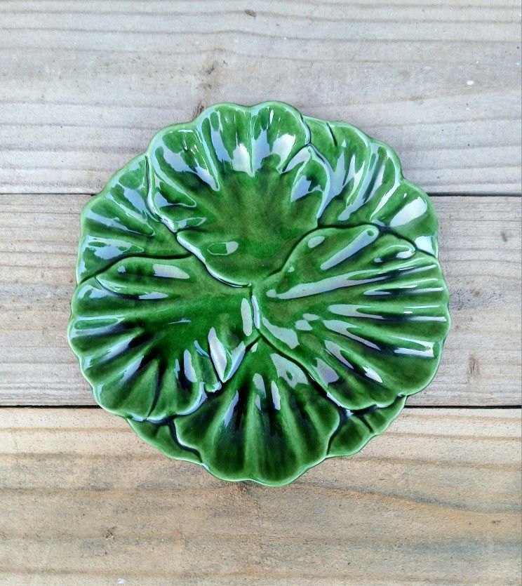 Vintage Cement Pottery Plate