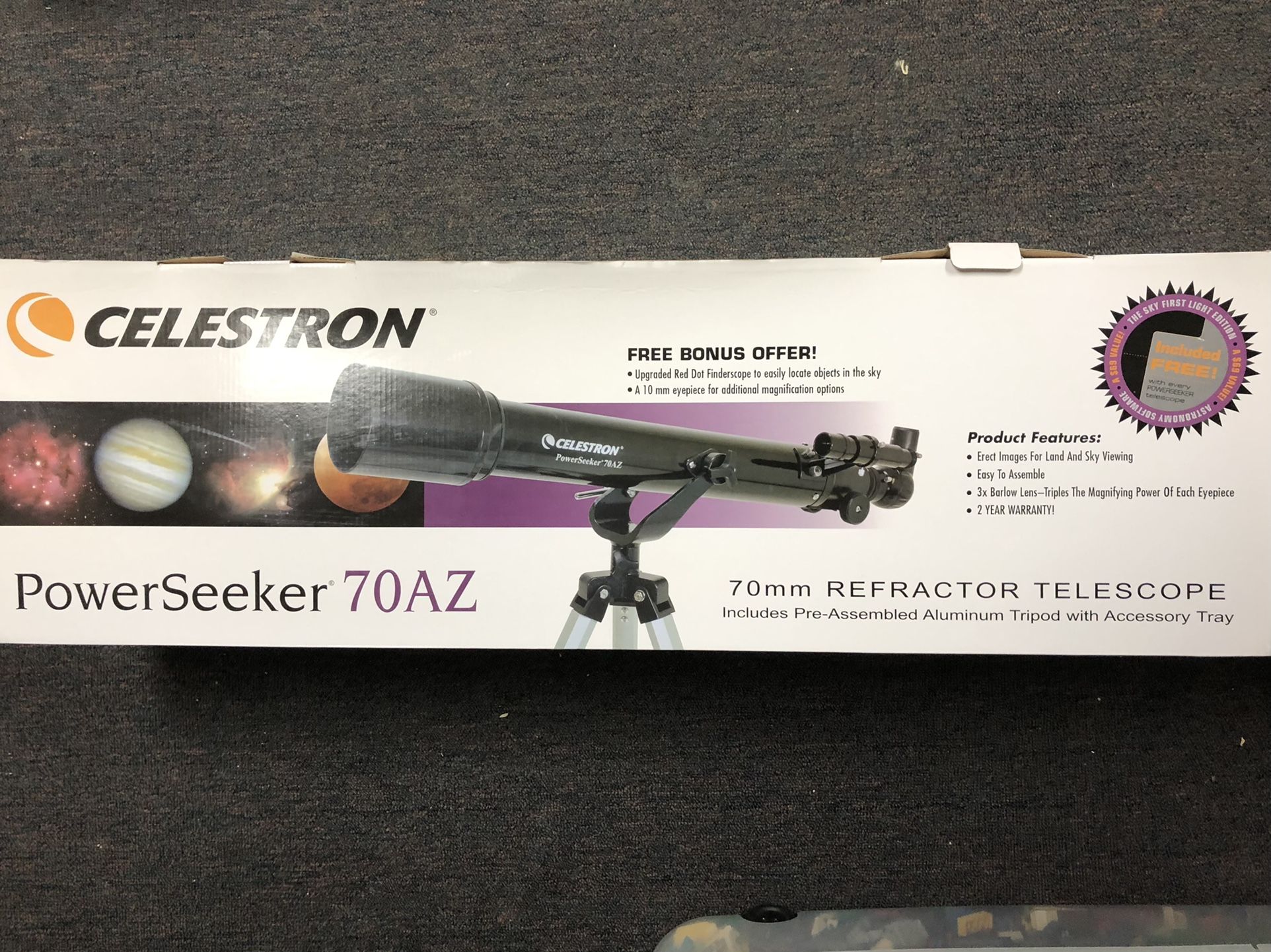 Celestron PowerSeeker 70AZ Telescope