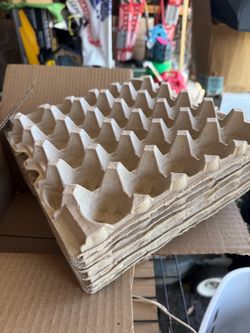 Egg cardboard crates