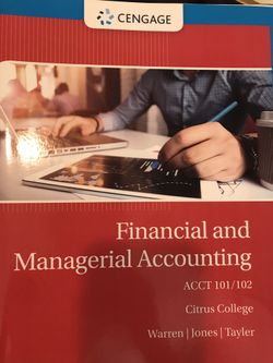 Accounting 101/102 Textbook