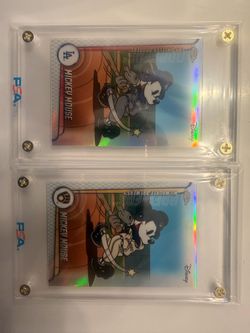 Topps Disney Chrome mickey and friends mlb set