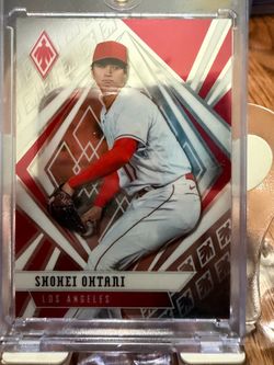 2021 Panini Chronicles Phoenix Shohei Ohtani chrome card #15 LAA LAD
