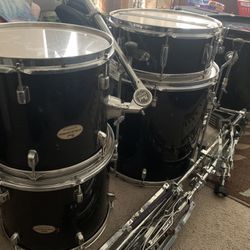 Five Piece Pearl Drum Set