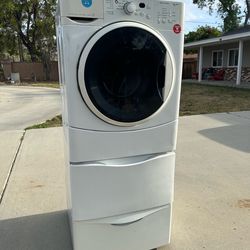 Kenmore washer with 2 drawer pedestal