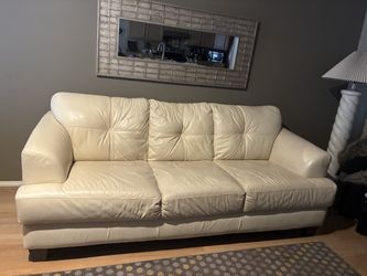 Leather couch