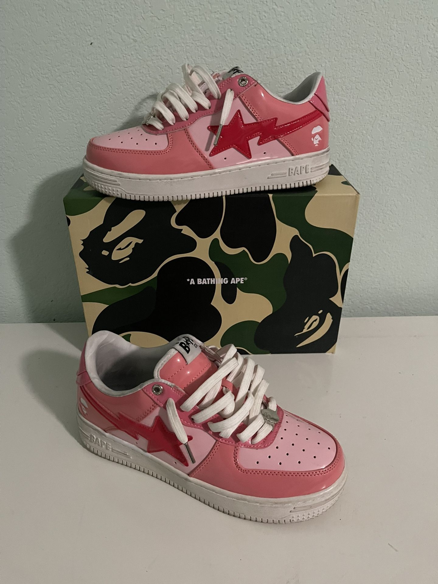 A Bathing Ape Bape Sta Camo Pink 