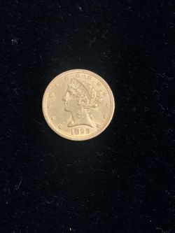 1899, $5 American Gold Coin