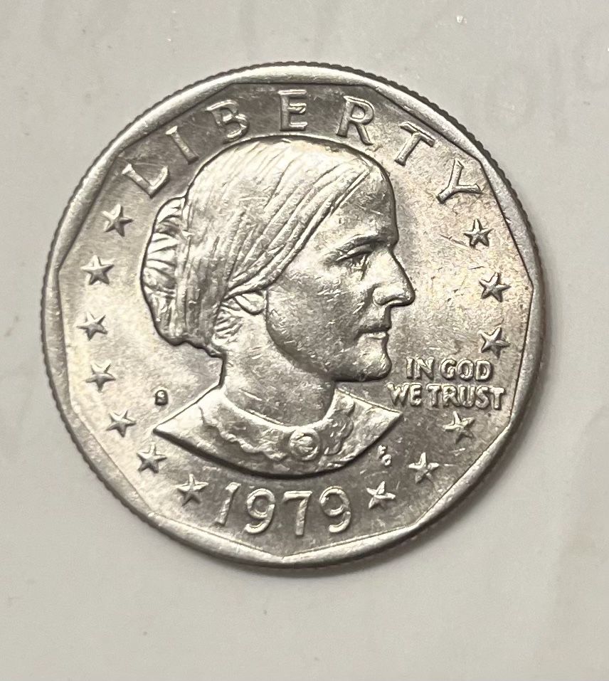 1979 -S (blob) Susan B Anthony Coin 