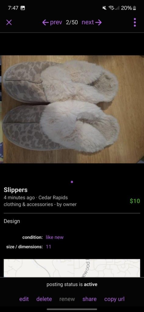 Slippers Size 11