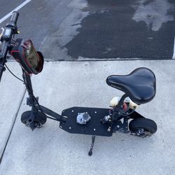 Gas Scooter Roller. Scooter, Moped, 