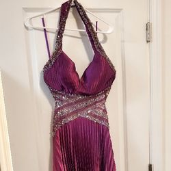 Purple PROM / FORMAL GOWN Sz XL