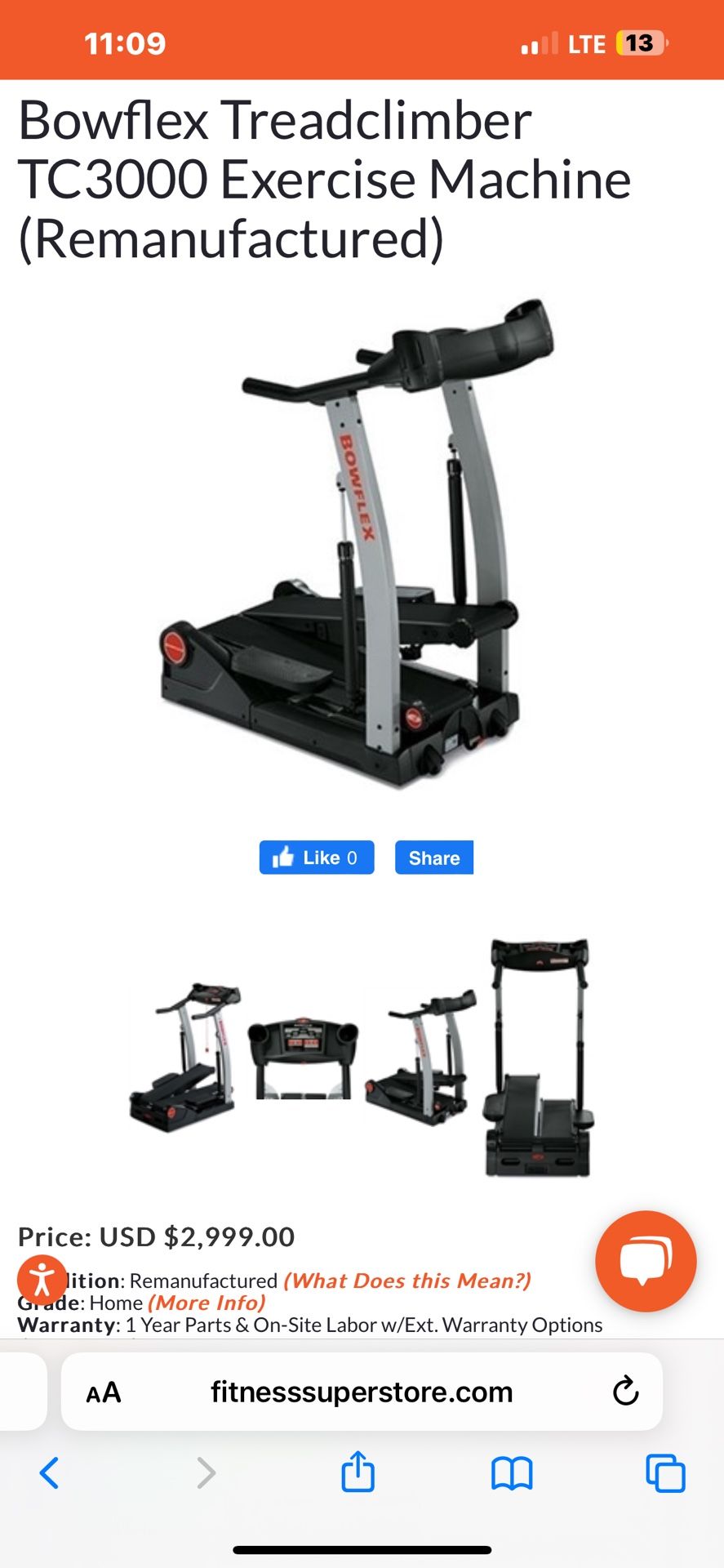 Tc3000 Treadmill 