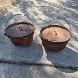 Antique Dutch ovens
