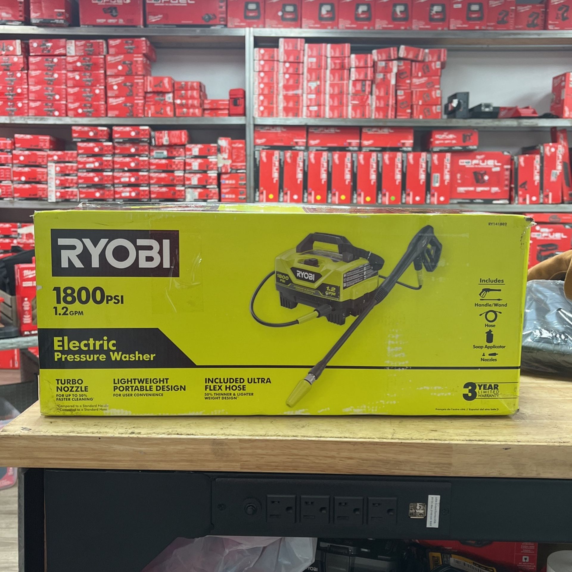 Greenworks Pressure Washer RYOB 1800 PS GPM Cold Water Corded