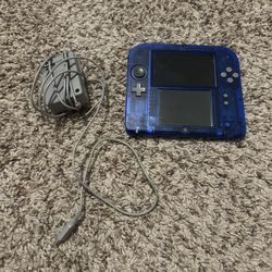 Crystal Blue Nintendo 2DS 