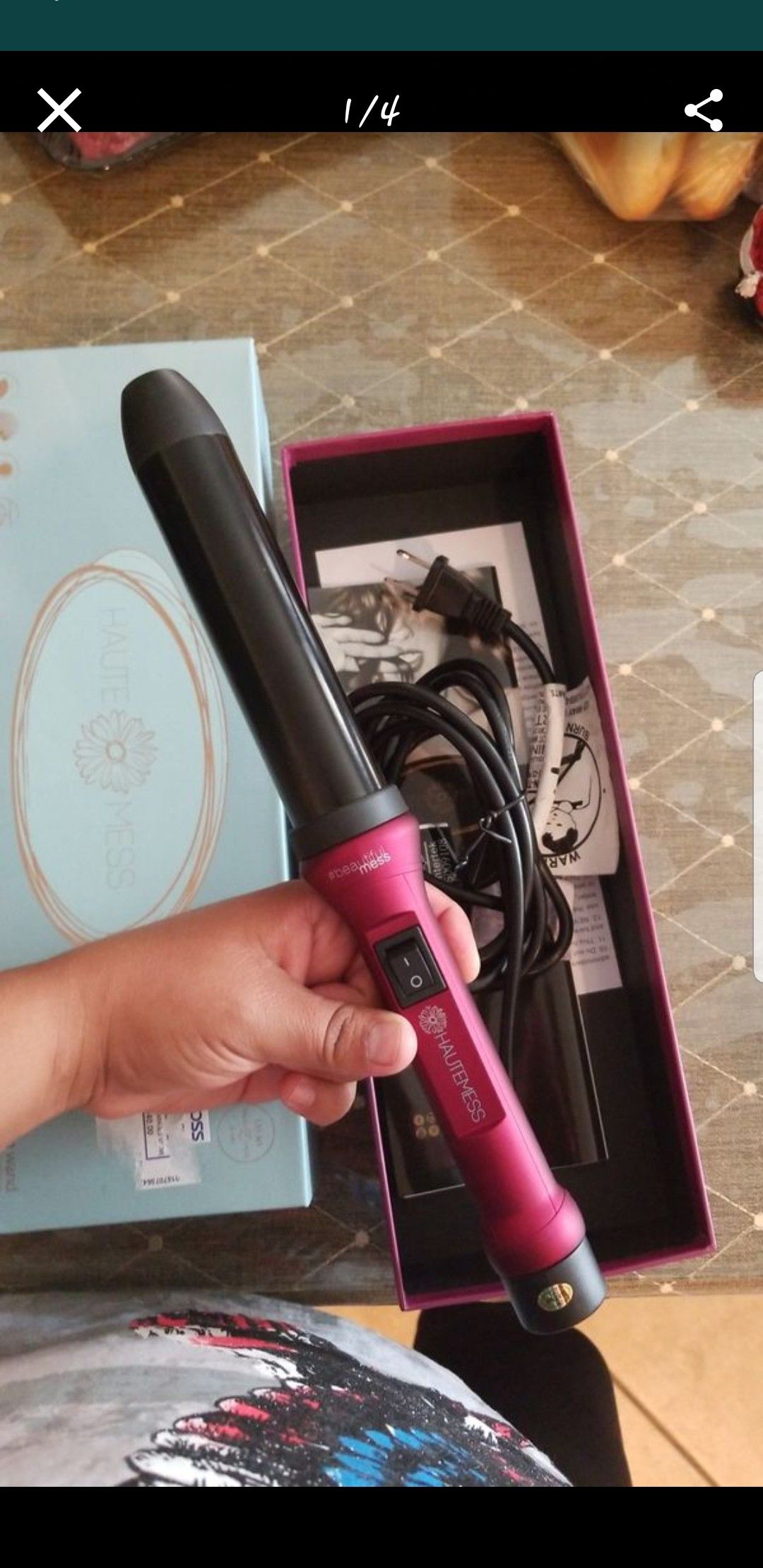 Beauty labs outlet classic clipless curler