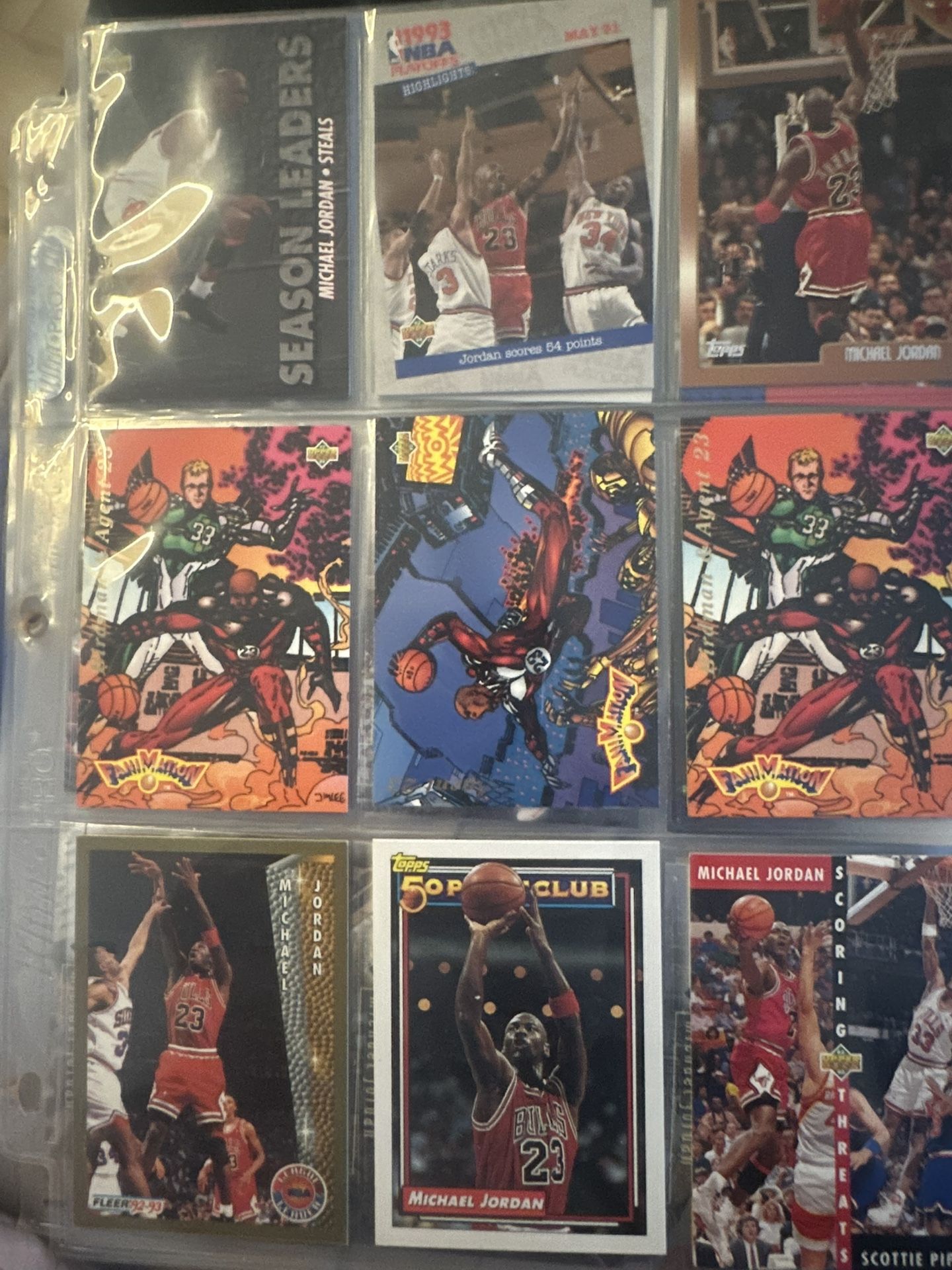 Michael Jordan Lot Basketball Cards