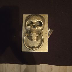 Metal  Skull Door 🚪 Knocker