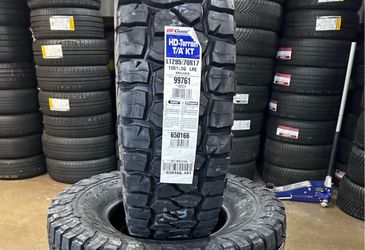 Set of 4 brand new tires  Bfgoodrich H/D-Terrain T/AKT LT295/70R17 128/125Q LR E $1,200 just tires