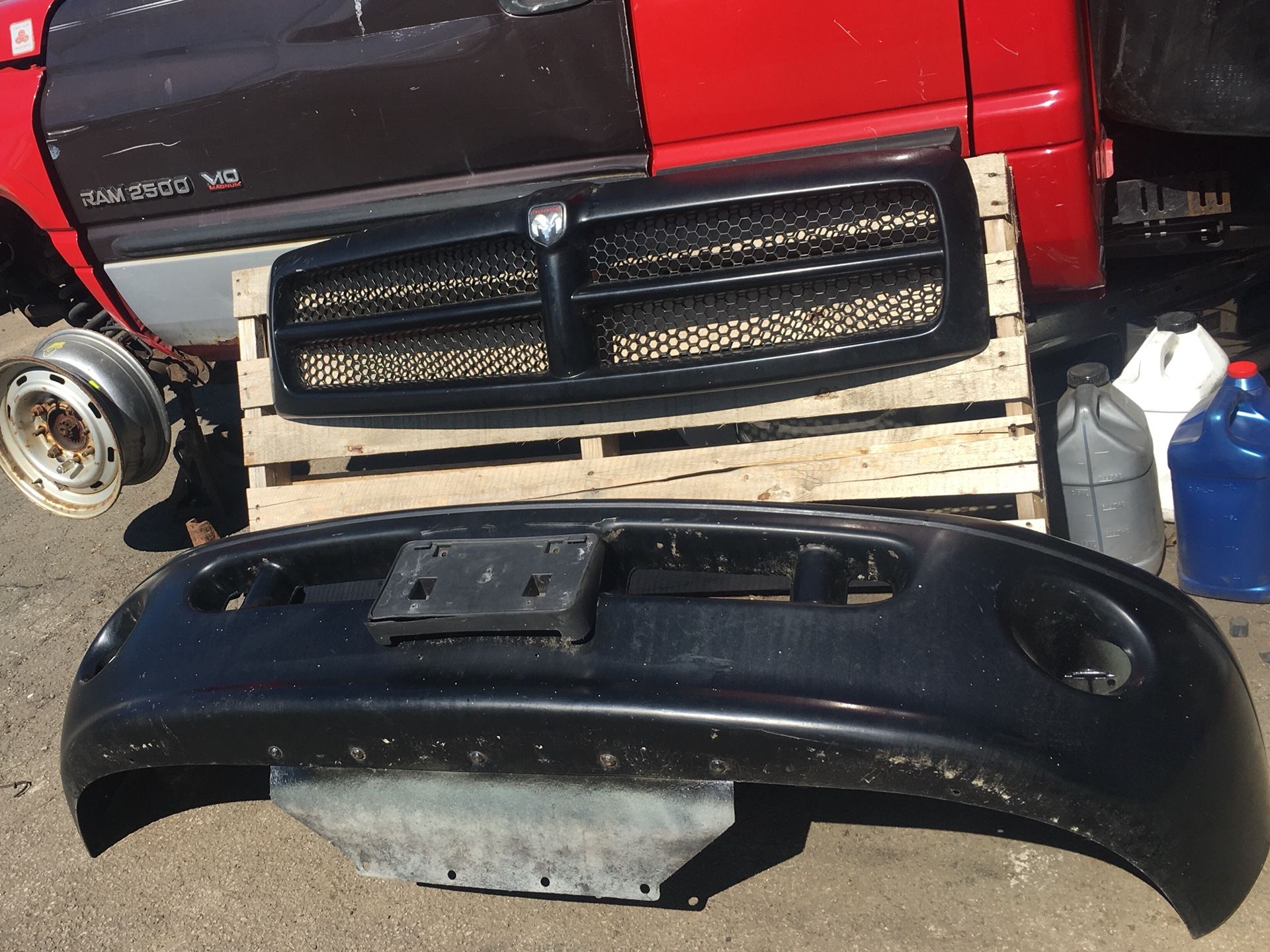 94-02 Dodge Ram sport bumper and grill