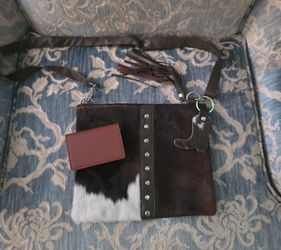 New Real Cowhide Crossbody Purse