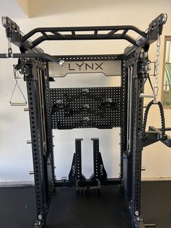 2in1 Pro Series - All in One Home Commercial Gym - Dual Cable Machine - Squat Rack - Bench Press - (Weights Fitness Exercise) 