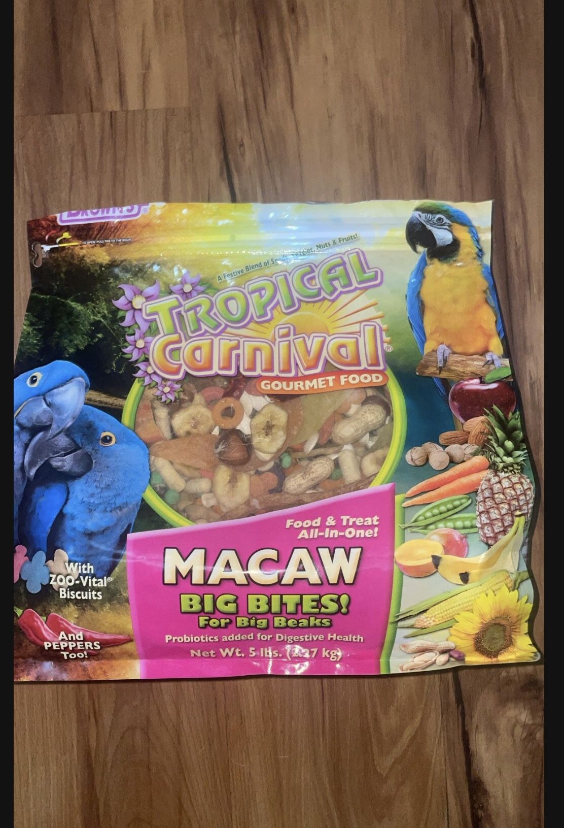 Macaw Food And Treats 5 Lbs Bag 