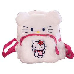New Hello Kitty Mini Fur Backpack 