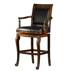Hillsdale Douglas 30in Swivel Bar Stool In Cherry