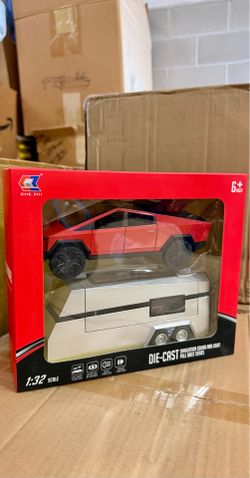 Tesla Cybertruck + RV Trailer 1:32 Scale Bulk Lot