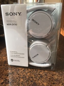 Sony headphones.