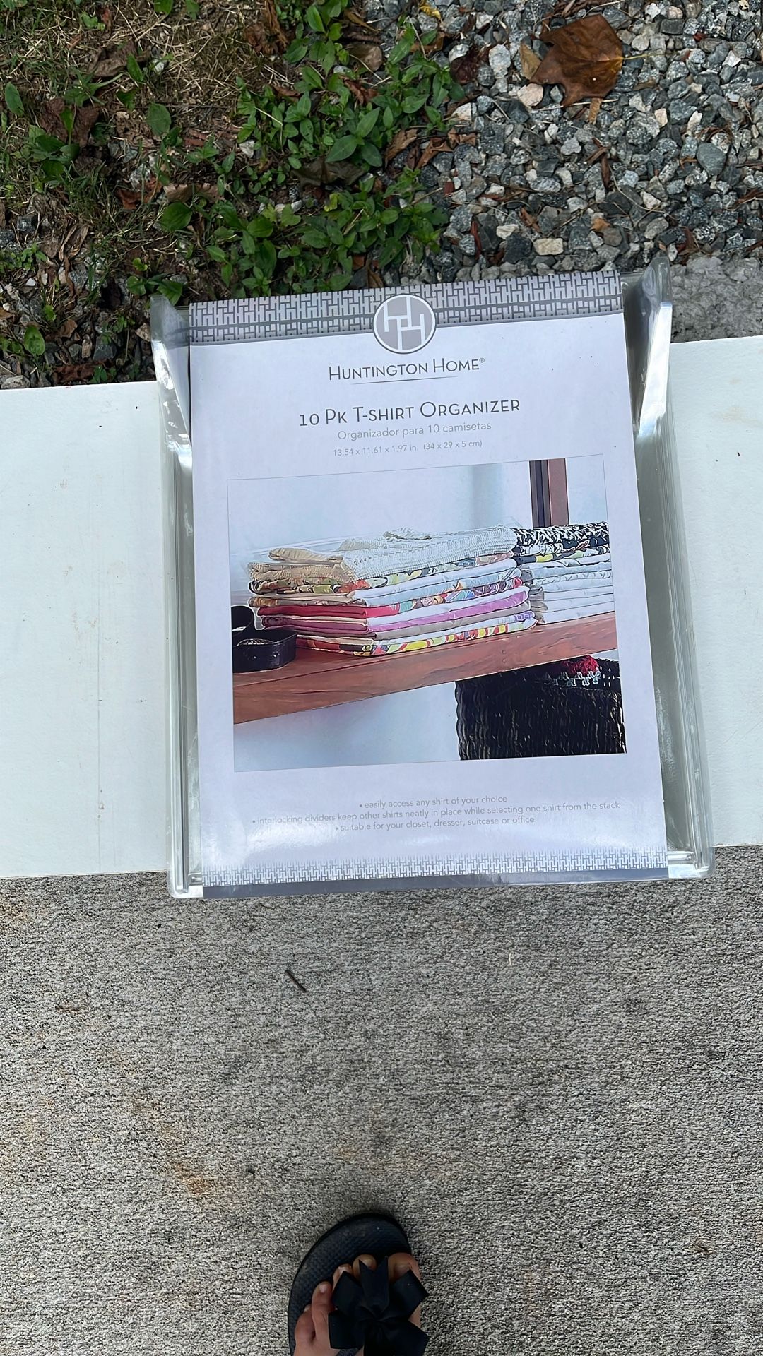 10 pk T Shirt Organizer