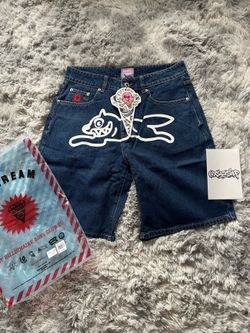 Billionaire boy club ice cream jorts