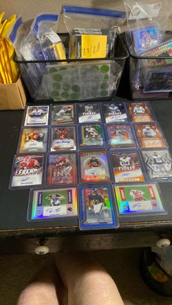 Nfl Auto Football Lot (18) Card
