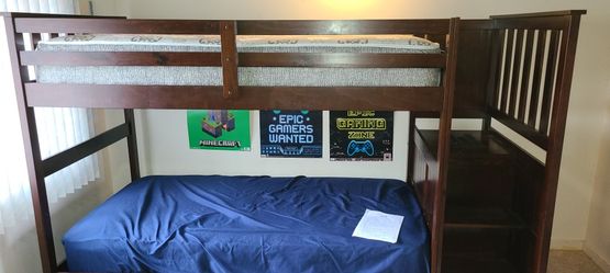 Donco Model 820 Mission Stairway Bunk Bed