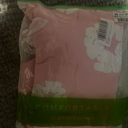 Denim Tear Hoodie Pink