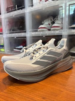 adidas Ultraboost 5X Grey/Halo Silver Reflective JH7250 Running Shoes Mens Sz 12