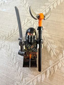 LEGO Ninjago Iron Baron Dragon Hunter Helmet Armor Sword Axe