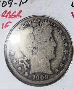 1909 O Barber Silver Half Dollar Coin
