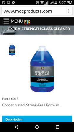 MoC Extra-Strength Glass Cleaner