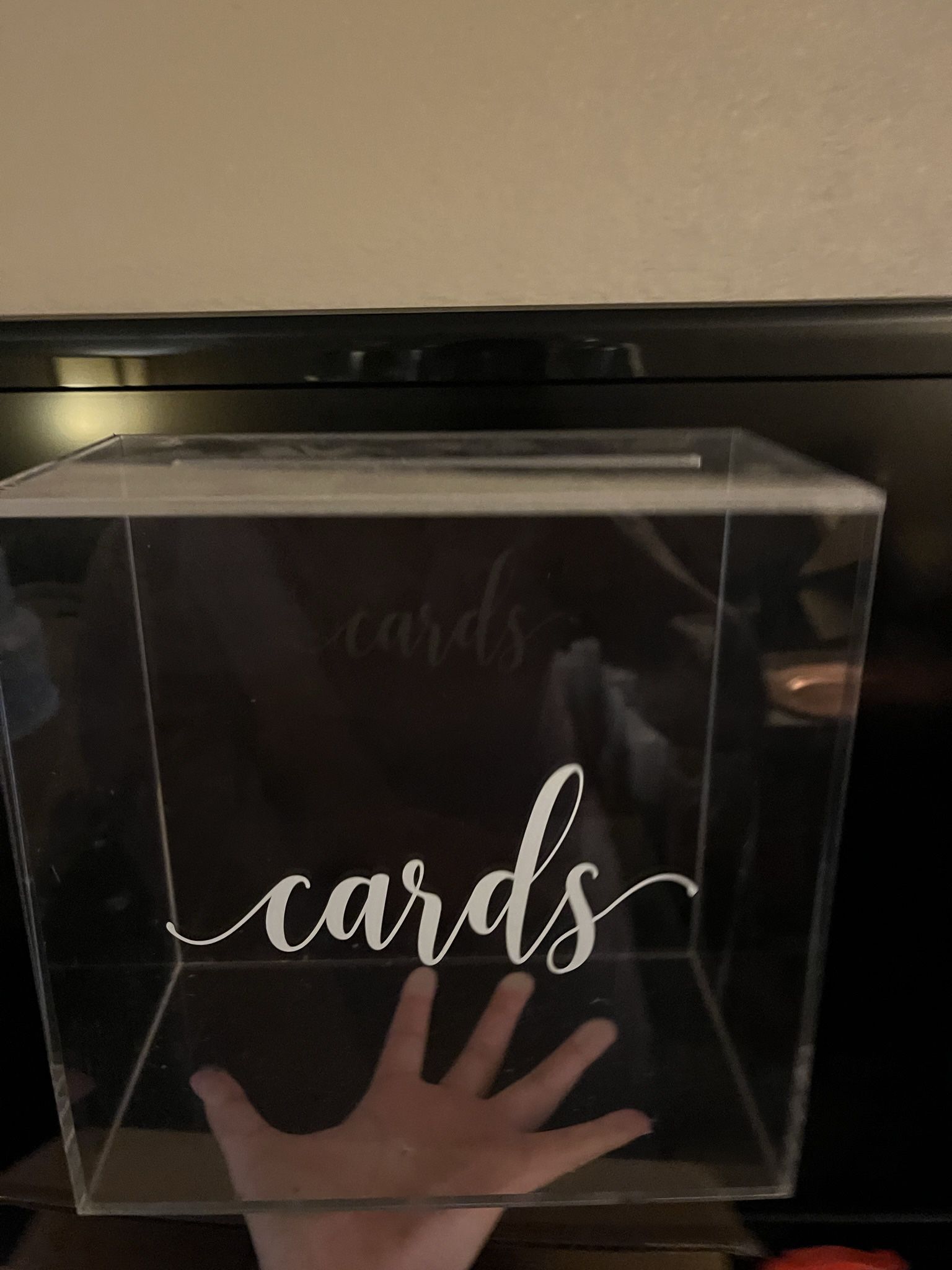 Clear Cards Box 