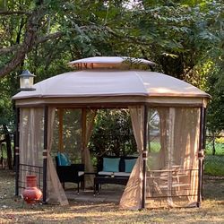 Gazebo Patio umbrella Bug Screen -$250 OBO