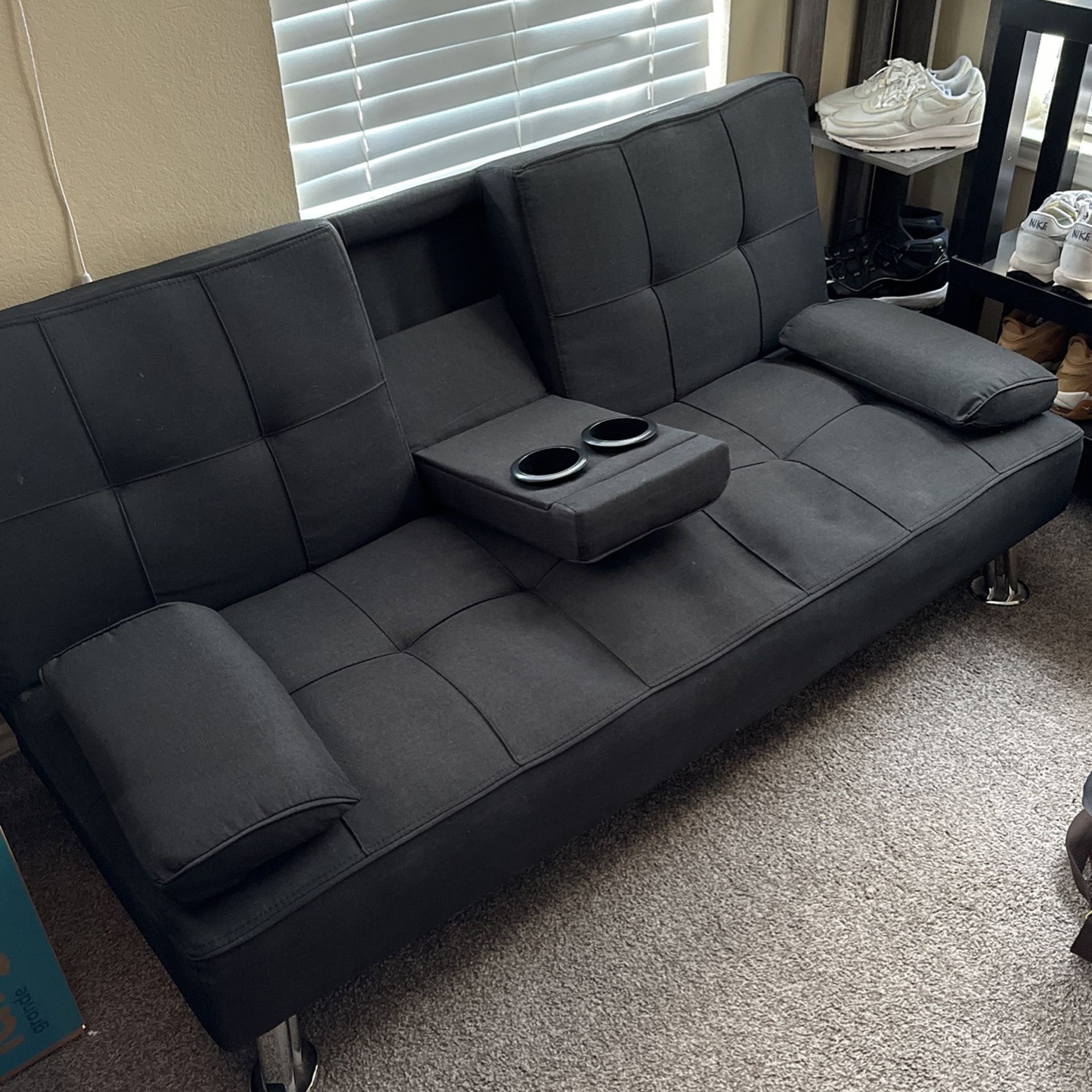 Black Couch/Bed