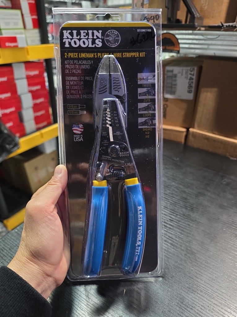 Klein Tools
Pliers and Wire Stripper Tool Set 2-Piece