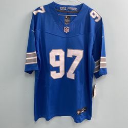 NFL Detroit Lions Hutchinson #97 Jersey Blue 