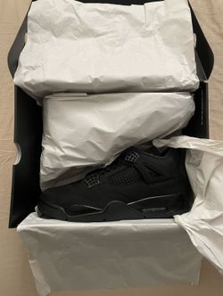 Nike Air Jordan 4 Black Cat Mens Size 13