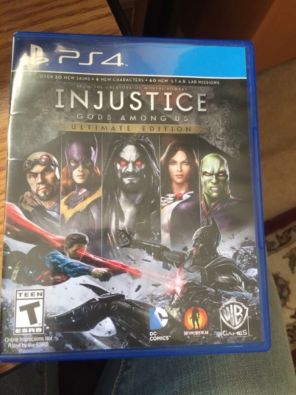 PS4 Injustice Gods among Us Ultimate Edition