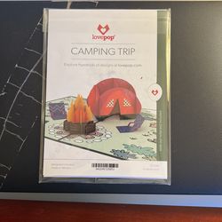 Lovepop CAMPING Trip —-/ Pop Up Card —-:—- Prestent For Mom Or Dad Or Birthday